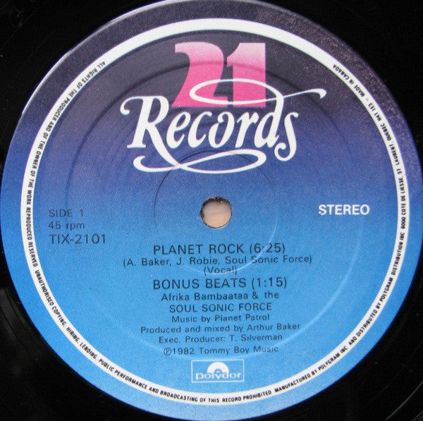 Afrika Bambaataa & Soulsonic Force - Planet Rock