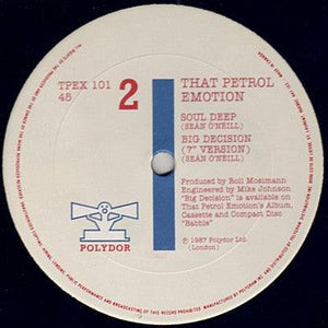 That Petrol Emotion - Big Decision 1987 - Quarantunes