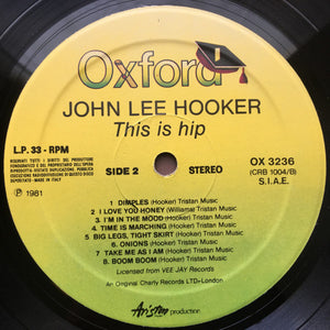John Lee Hooker - This Is Hip - 1981