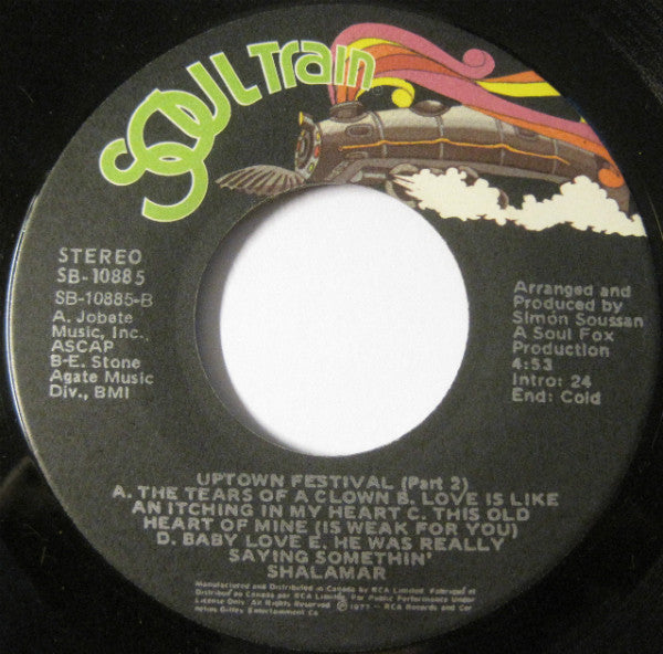 Shalamar - Uptown Festival Part 1 & Part 2