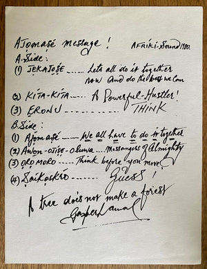 Gaspar Lawal - Ajomasé - 1980