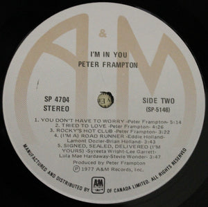 Peter Frampton - I'm In You