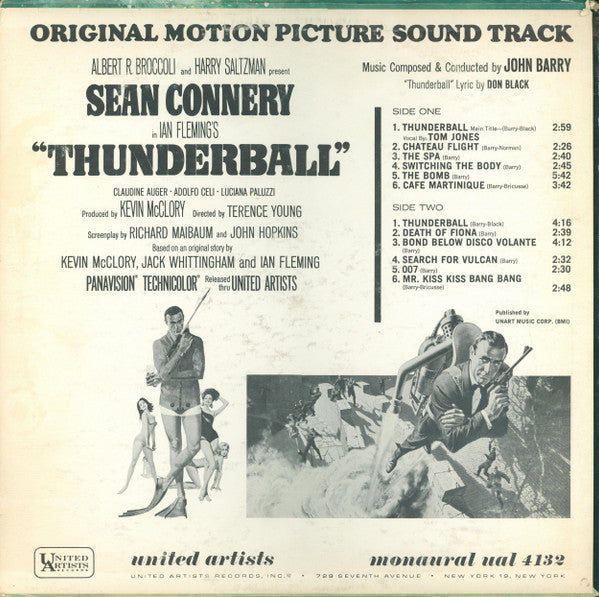 John Barry - Thunderball (Original Motion Picture Soundtrack)