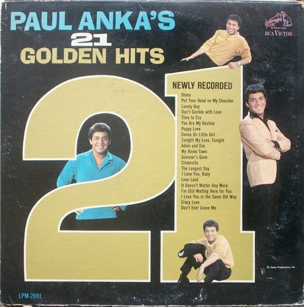 Paul Anka - Paul Anka's 21 Golden Hits - 1963