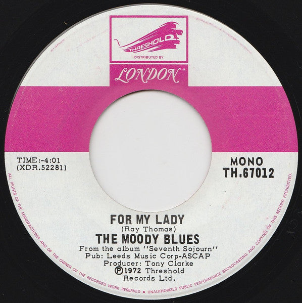 Moody Blues, The - I'm Just A Singer (In A Rock And Roll Band) - 1972