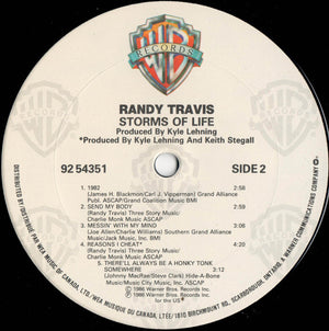 Randy Travis - Storms Of Life - 1986