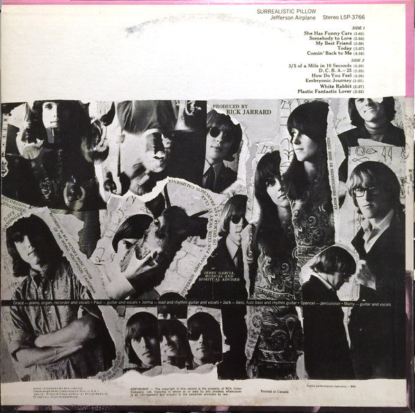Jefferson Airplane - Surrealistic Pillow - 1967