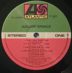 Judson Spence - Judson Spence - 1988