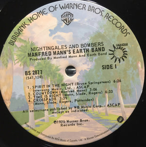 Manfred Mann's Earth Band - Nightingales & Bombers