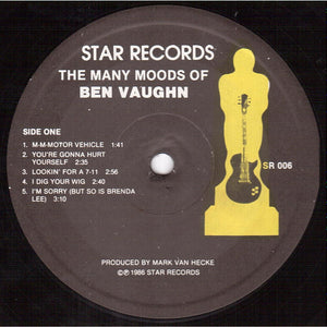 Ben Vaughn Combo - The Many Moods Of Ben Vaughn - 1986