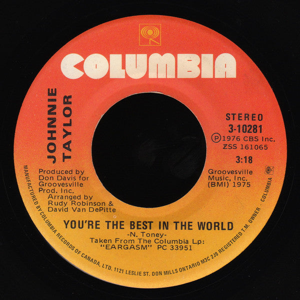Johnnie Taylor - Disco Lady - 1976