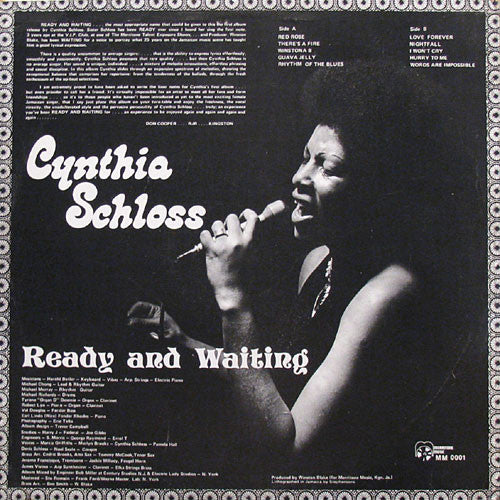 Cynthia Schloss - Ready And Waiting