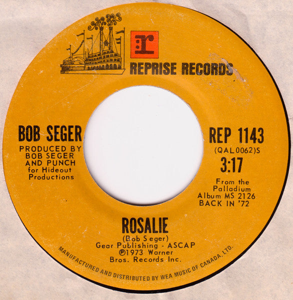 Bob Seger - Rosalie
