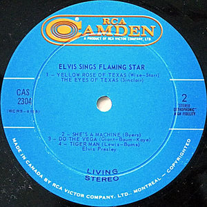 Elvis Presley - Elvis Sings "Flaming Star" - 1969