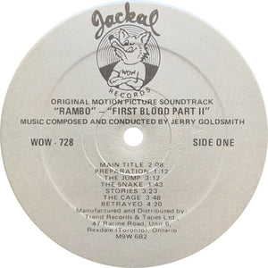 Jerry Goldsmith - Rambo: First Blood Part II (Original Motion Picture Soundtrack)