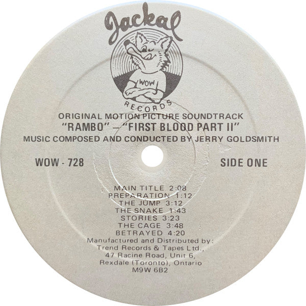 Jerry Goldsmith - Rambo: First Blood Part II (Original Motion Picture Soundtrack)