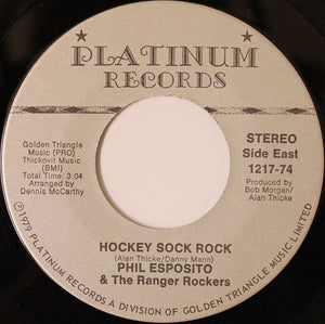 Phil Esposito And The Ranger Rockers / Dionne And The Puck-Tones - Hockey Sock Rock / Please Forgive My Misconduct Last Night - 1979