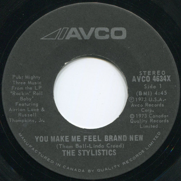 Stylistics, The - You Make Me Feel Brand New - 1973