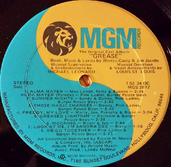 Various - Grease - The Original Broadway Cast Album -