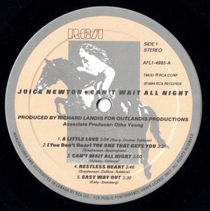 Juice Newton - Can't Wait All Night - 1984