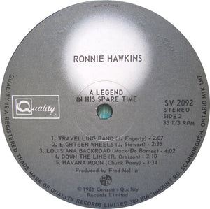Ronnie Hawkins - A Legend In His Spare Time