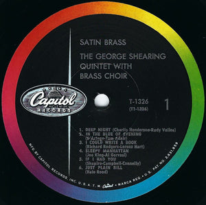 George Shearing Quintet, The - Satin Brass - 1960