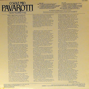 Luciano Pavarotti - O Sole Mio Favorite Neapolitan Songs - 1979