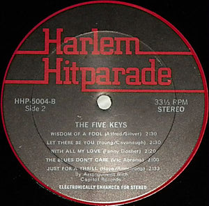 Five Keys, The - The Connoisseur Collection Of The Five Keys - 1972