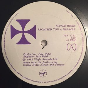 Simple Minds - Promised You A Miracle - 1982