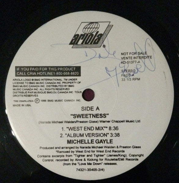 Michelle Gayle - Sweetness / Sexual Healing