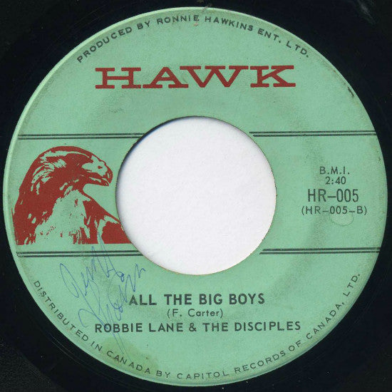 Robbie Lane & The Disciples - Ain't Love A Funny Thing / All The Big Boys - 1964