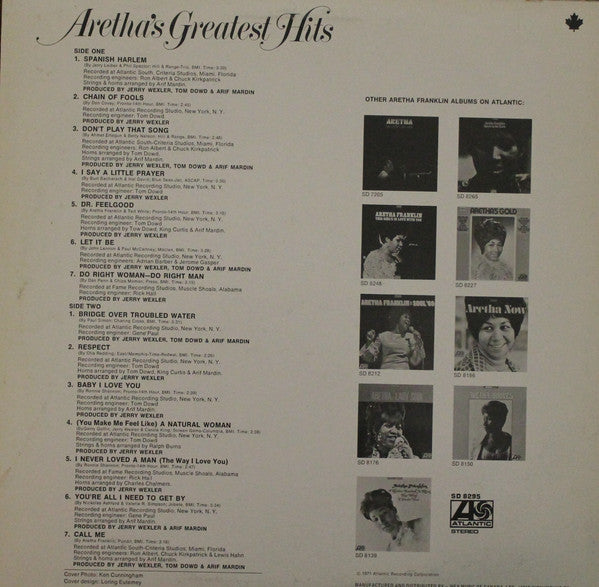 Aretha Franklin - Aretha's Greatest Hits - 1971
