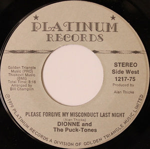 Phil Esposito And The Ranger Rockers / Dionne And The Puck-Tones - Hockey Sock Rock / Please Forgive My Misconduct Last Night - 1979