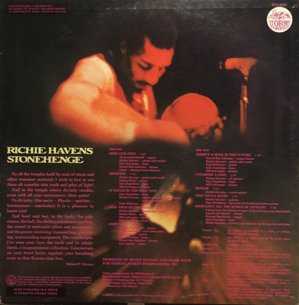 Richie Havens - Stonehenge - 1969