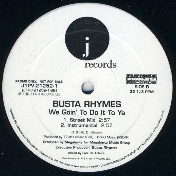 Busta Rhymes - We Goin' To Do It To Ya