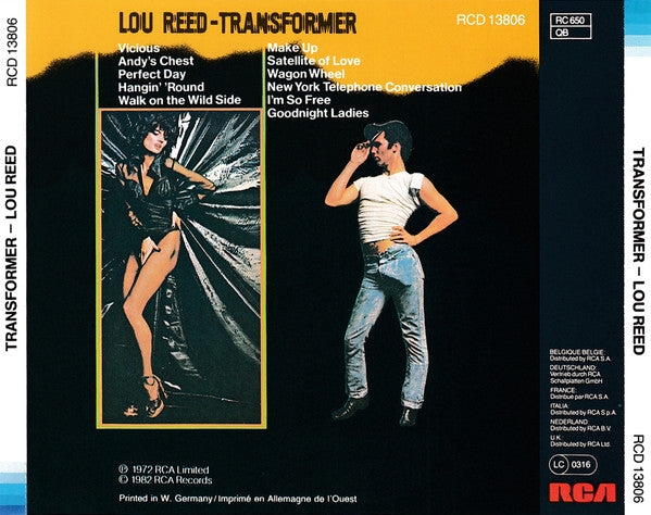 Lou Reed - Transformer (CD) - 1983