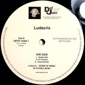 Ludacris - Saturday (Oooh! Ooooh!) / She Said - 2001