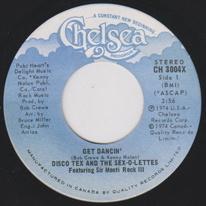 Disco Tex & His Sex-O-Lettes - Get Dancin' - 1974