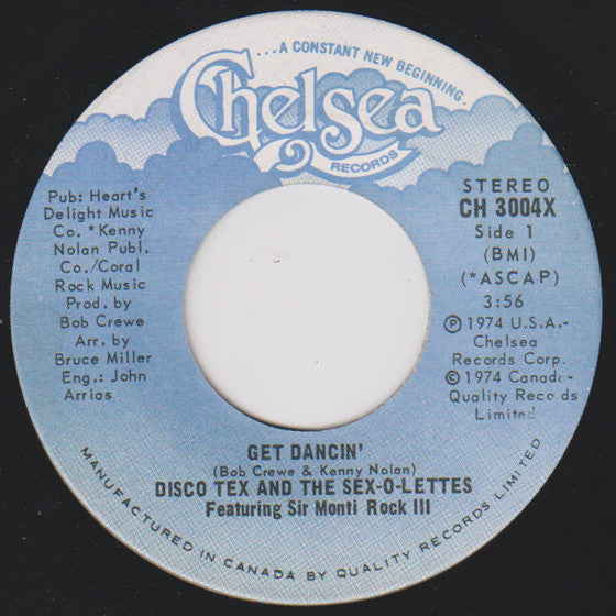 Disco Tex & His Sex-O-Lettes - Get Dancin' - 1974