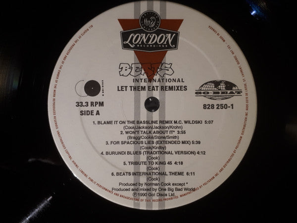 Beats International - Let Them Eat Remixes - 1990