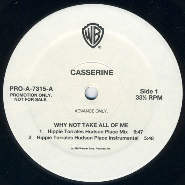 Casserine - Why Not Take All Of Me
