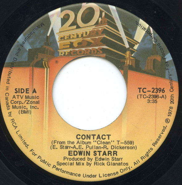 Edwin Starr - Contact / Don't Waste Your Time
