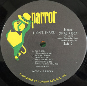 Savoy Brown - Lion's Share - 1972