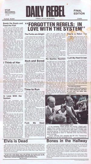 Forgotten Rebels - In Love With The System Vinyl Record