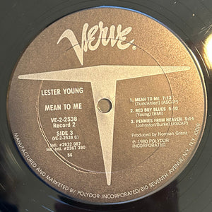 Lester Young - Mean To Me