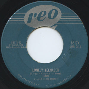 Dion (3) - Lonely Teenager / Little Miss Blue