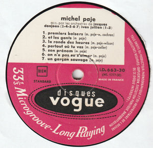 Michel Paje - Michel Paje - 1965