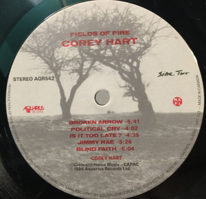 Corey Hart - Fields Of Fire - 1986