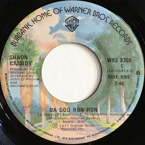Shaun Cassidy - Da Doo Ron Ron - 1977