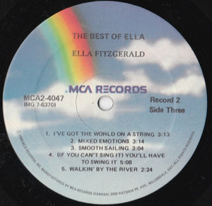 Ella Fitzgerald - The Best Of Ella Fitzgerald - 1980